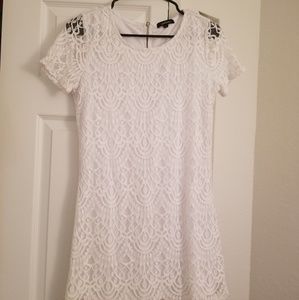 White short dress